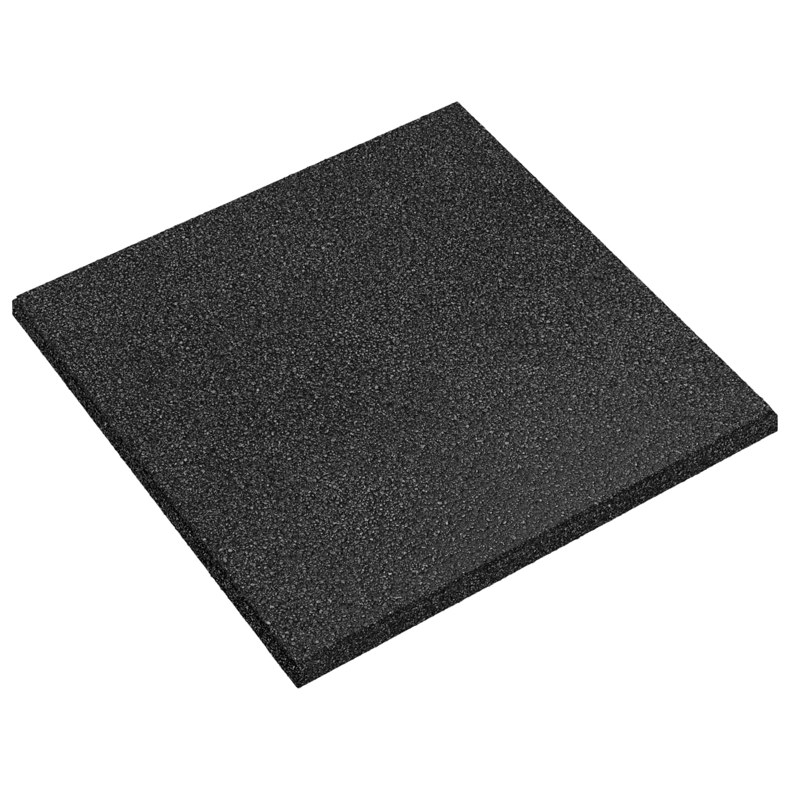 Sturzschutzfliesen 12 pcs Schwarz 50 x 50 cm Gummi