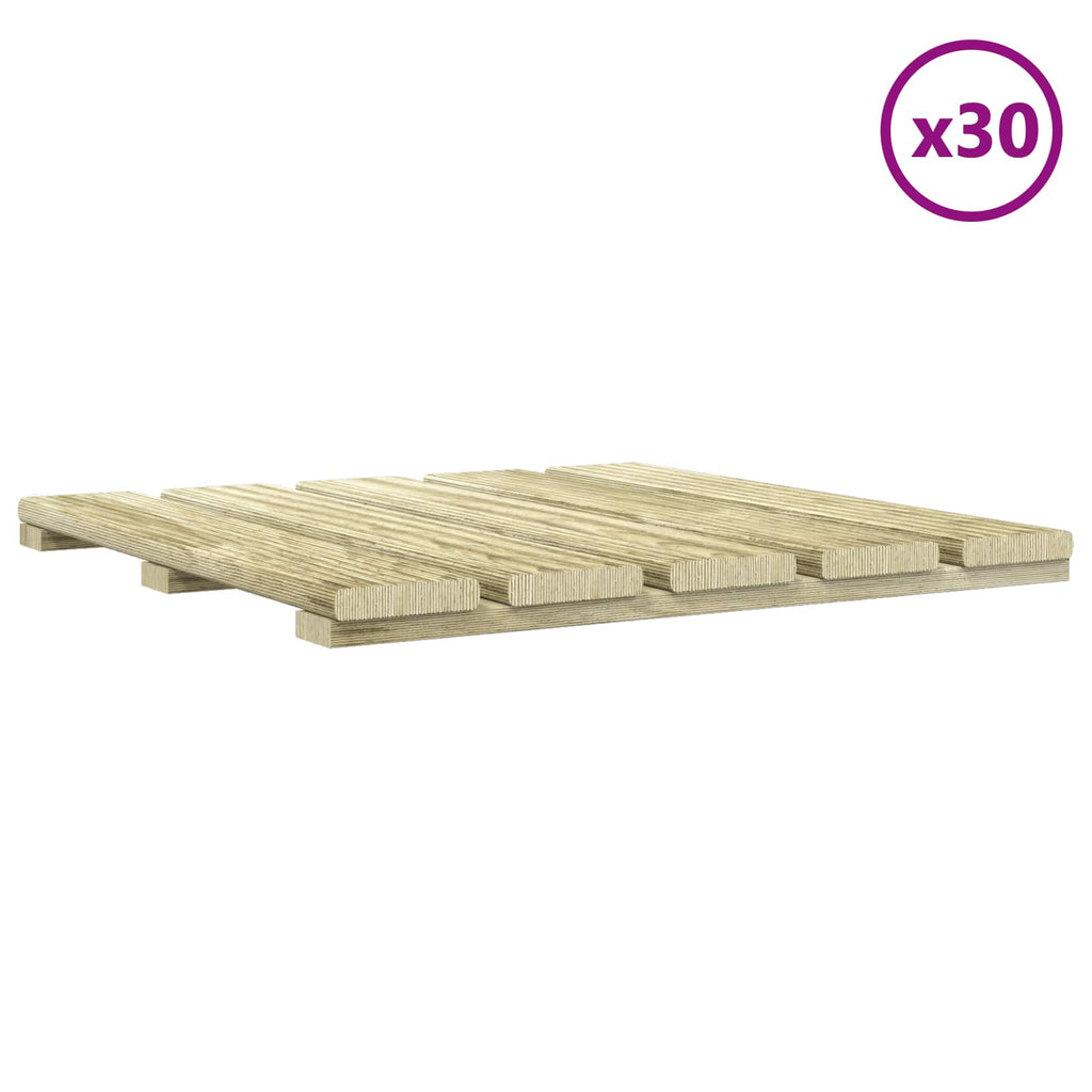 Terrassenfliese 30 pcs Grün 50 x 50 cm