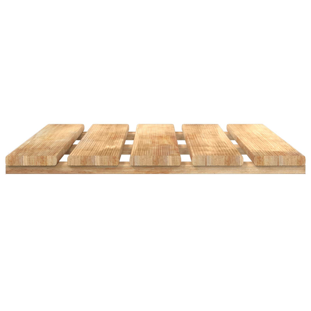 Terrassenfliese 24 pcs Braun 50 x 50 cm