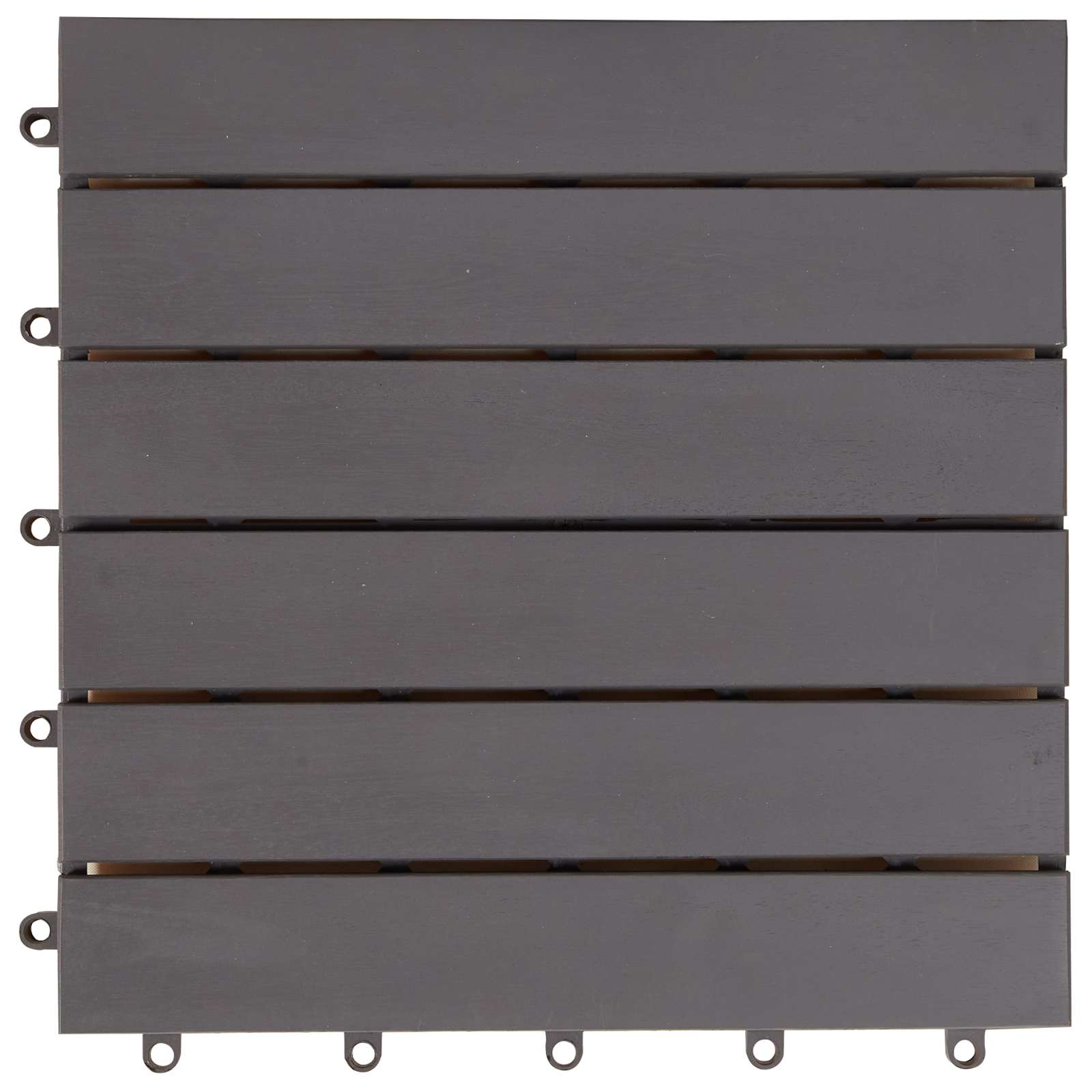 Terrassenfliese 20 pcs Grau 30 x 30 cm Akazien-Hartholz