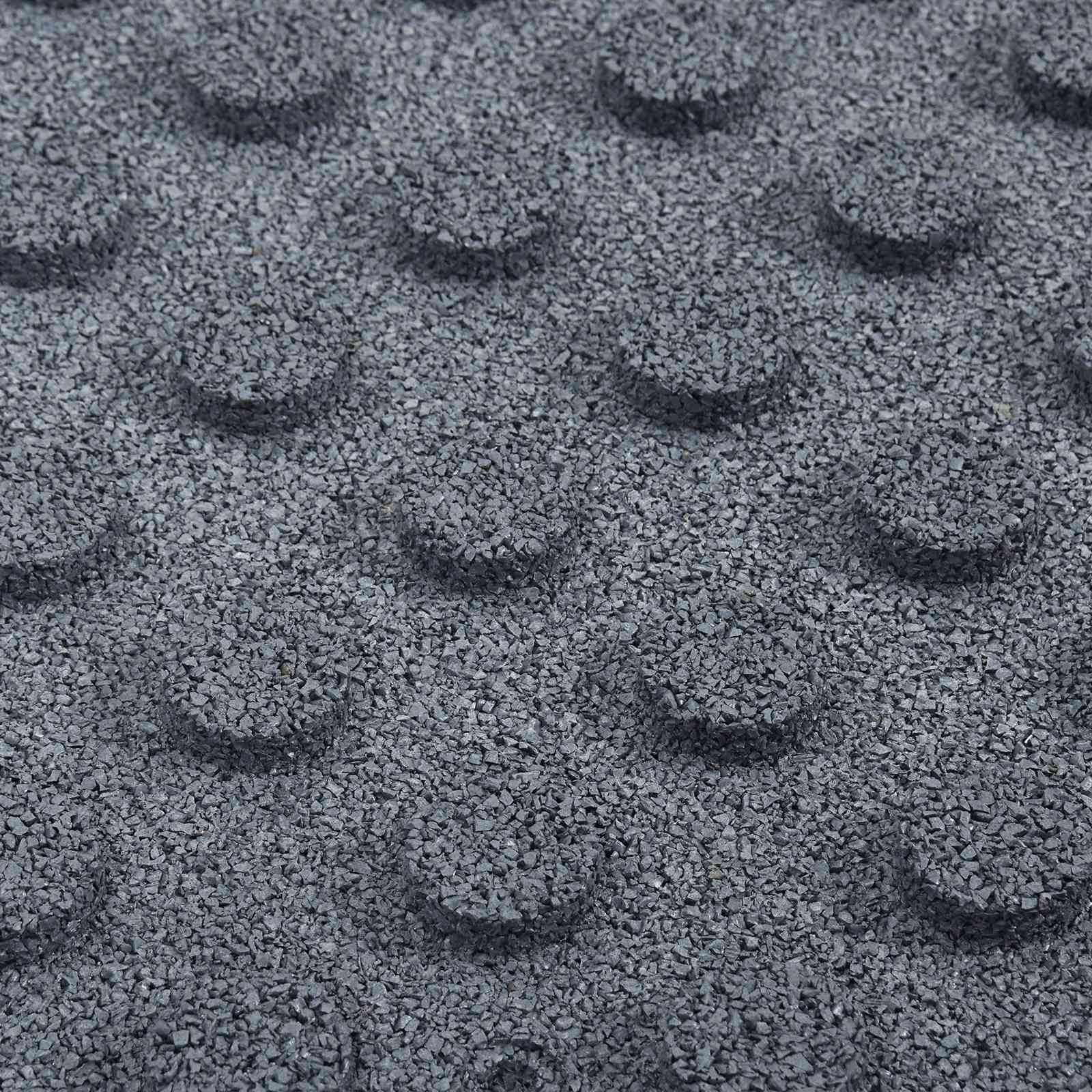 Sturzschutzfliesen 18 pcs Grau 50 x 50 cm Gummi