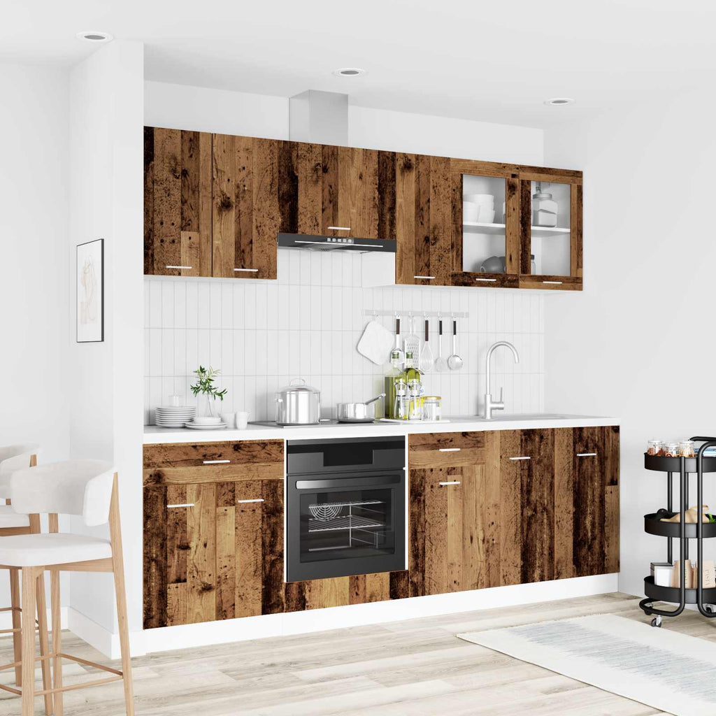 Kücheneinheit Lyon 8 pcs Holzwerkstoff