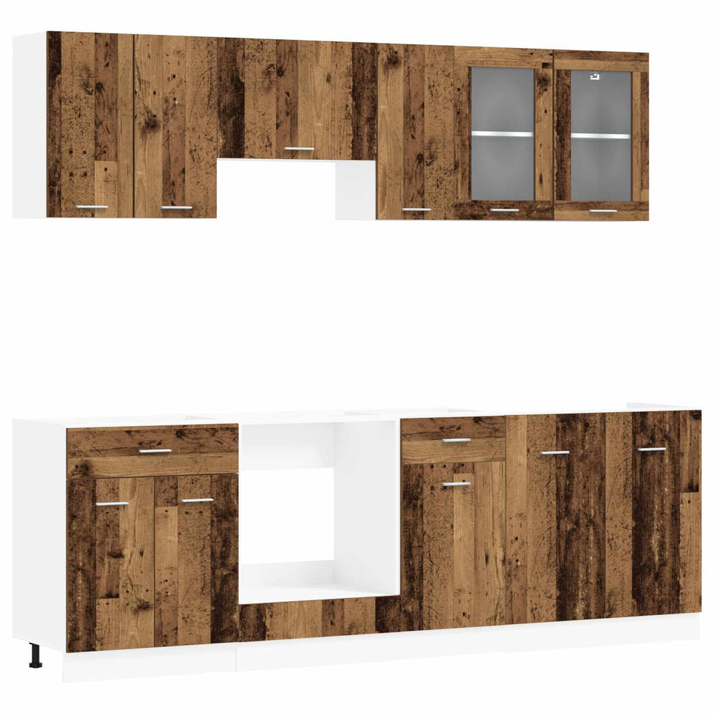 Kücheneinheit Lyon 8 pcs Holzwerkstoff