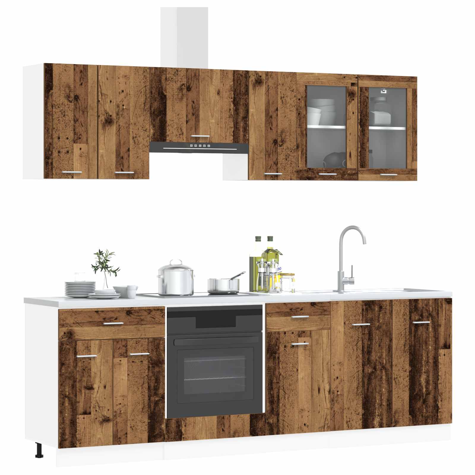 Kücheneinheit Lyon 8 pcs Holzwerkstoff