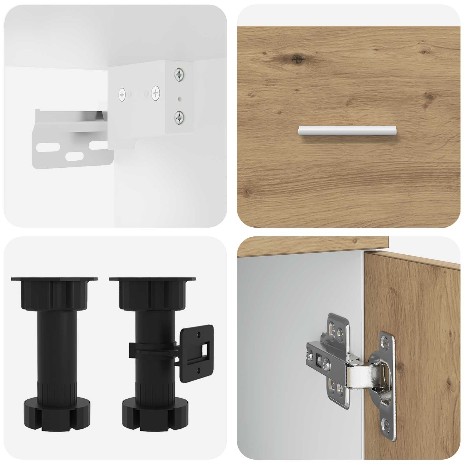 Kücheneinheit Lyon 8 pcs Holzwerkstoff
