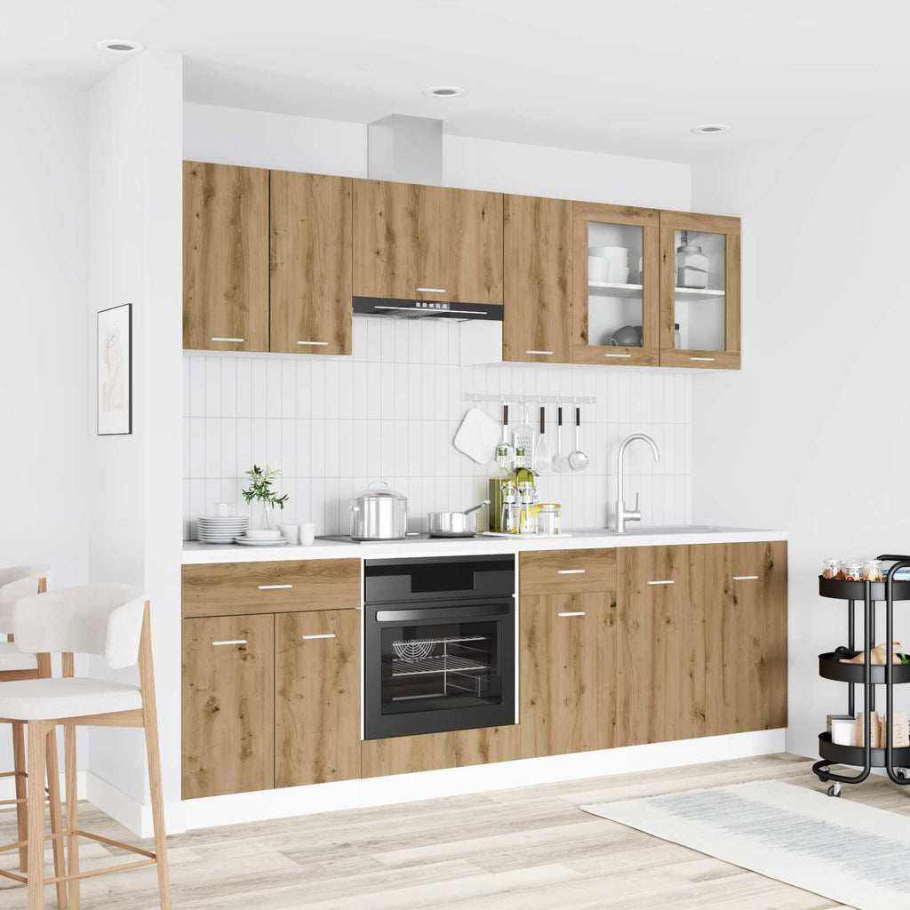 Kücheneinheit Lyon 8 pcs Holzwerkstoff