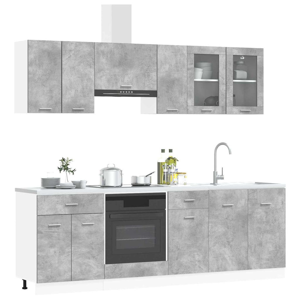 Kücheneinheit Lyon 8 pcs Holzwerkstoff