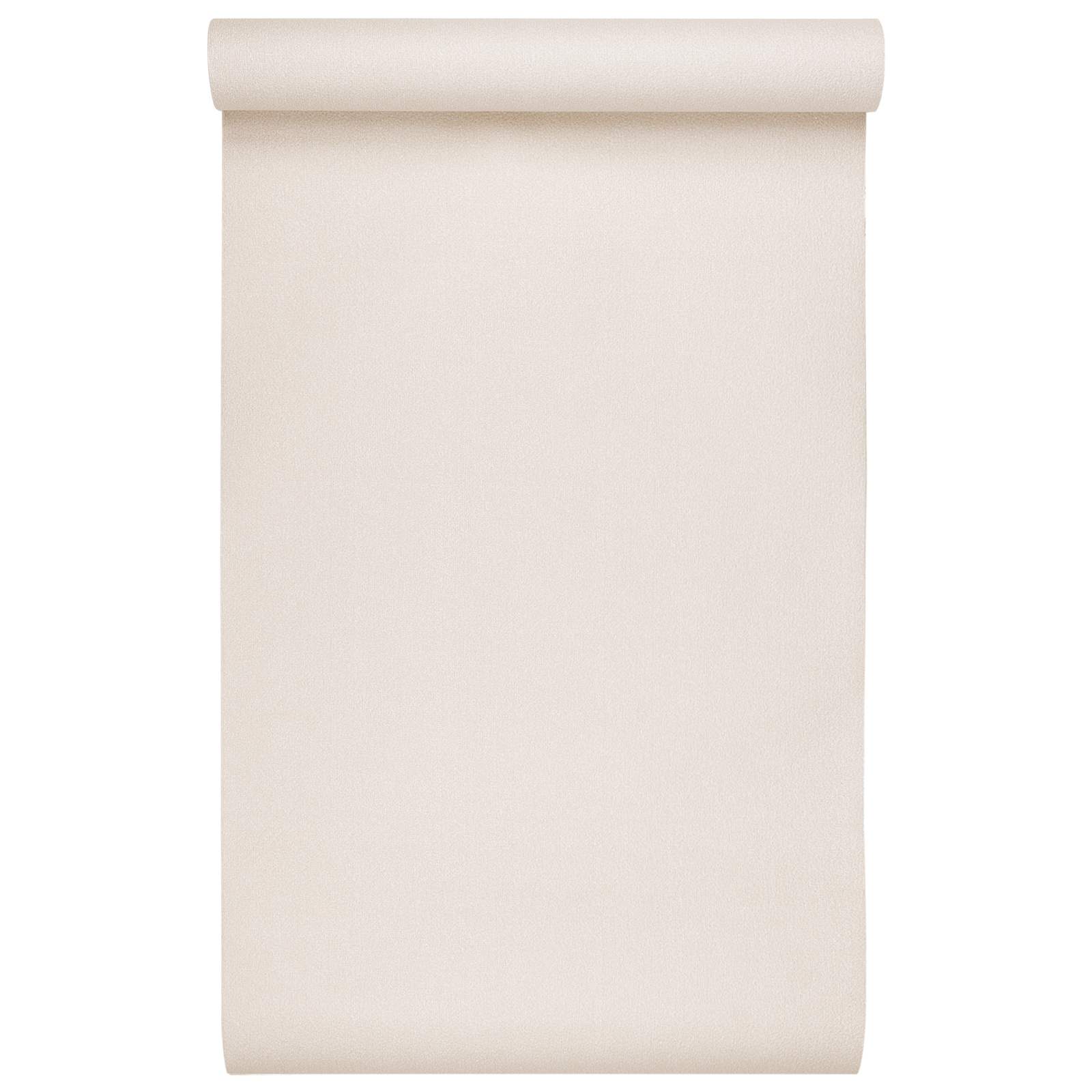 3D Solid Tapete Gestreift Beige 10 x 0,53 m Vliesstoff