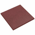 Sturzschutzfliesen 6 pcs Rot 50 x 50 cm Gummi