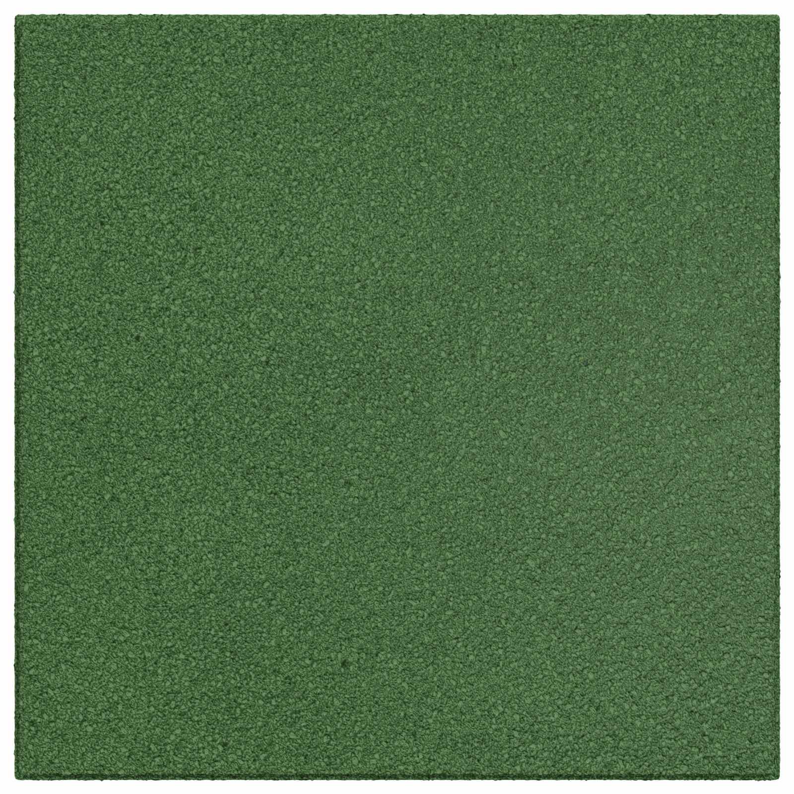 Sturzschutzfliesen 6 pcs Grün 50 x 50 cm Gummi