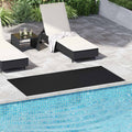 Bodenbelag Schwarz 1 x 2 m Gummi
