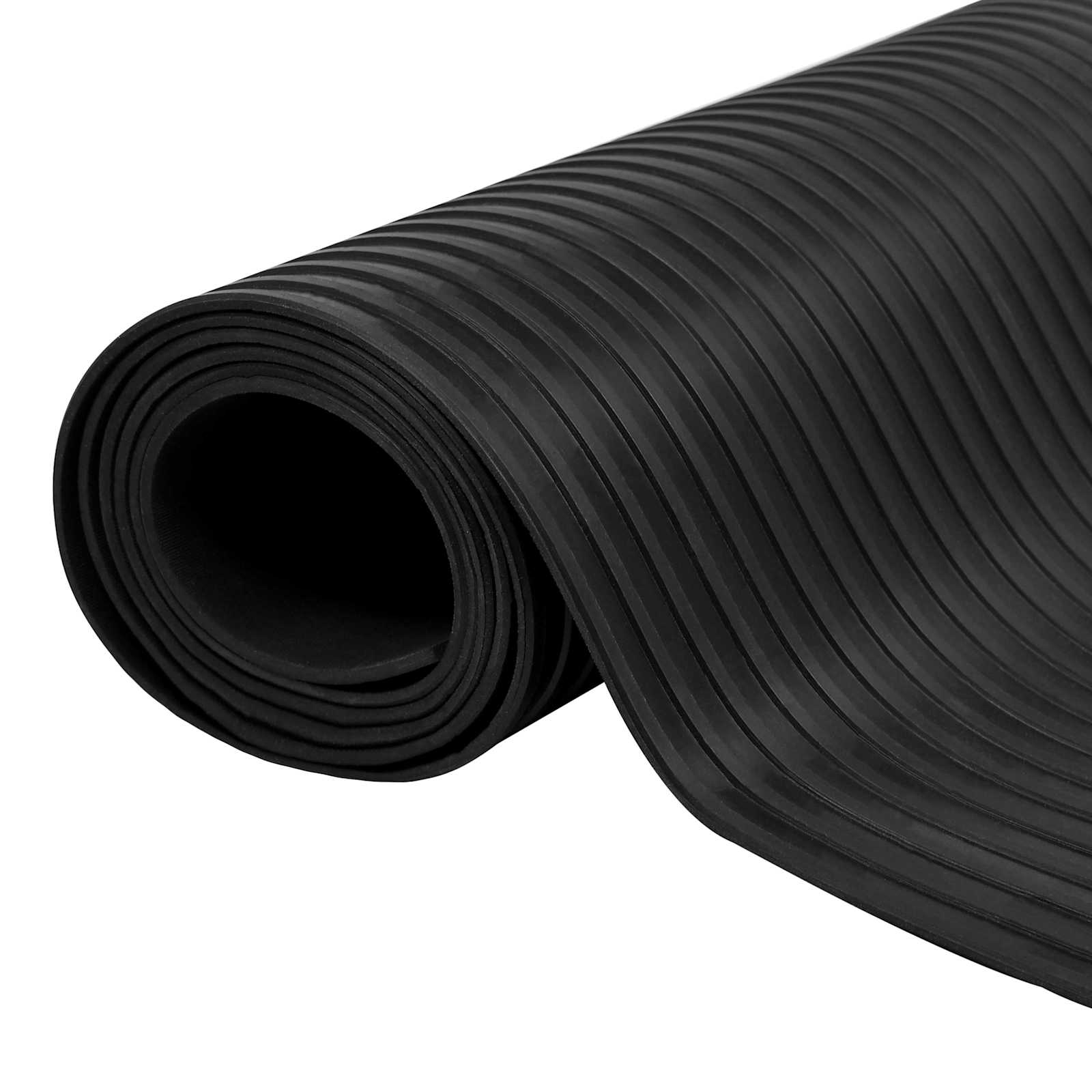 Bodenbelag Schwarz 1 x 2 m Gummi