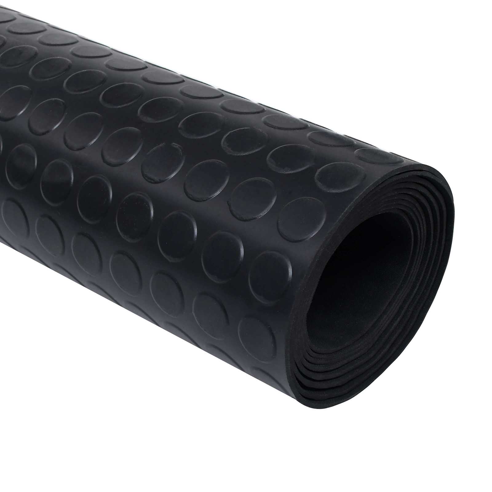 Bodenbelag Schwarz 1 x 5 m Gummi