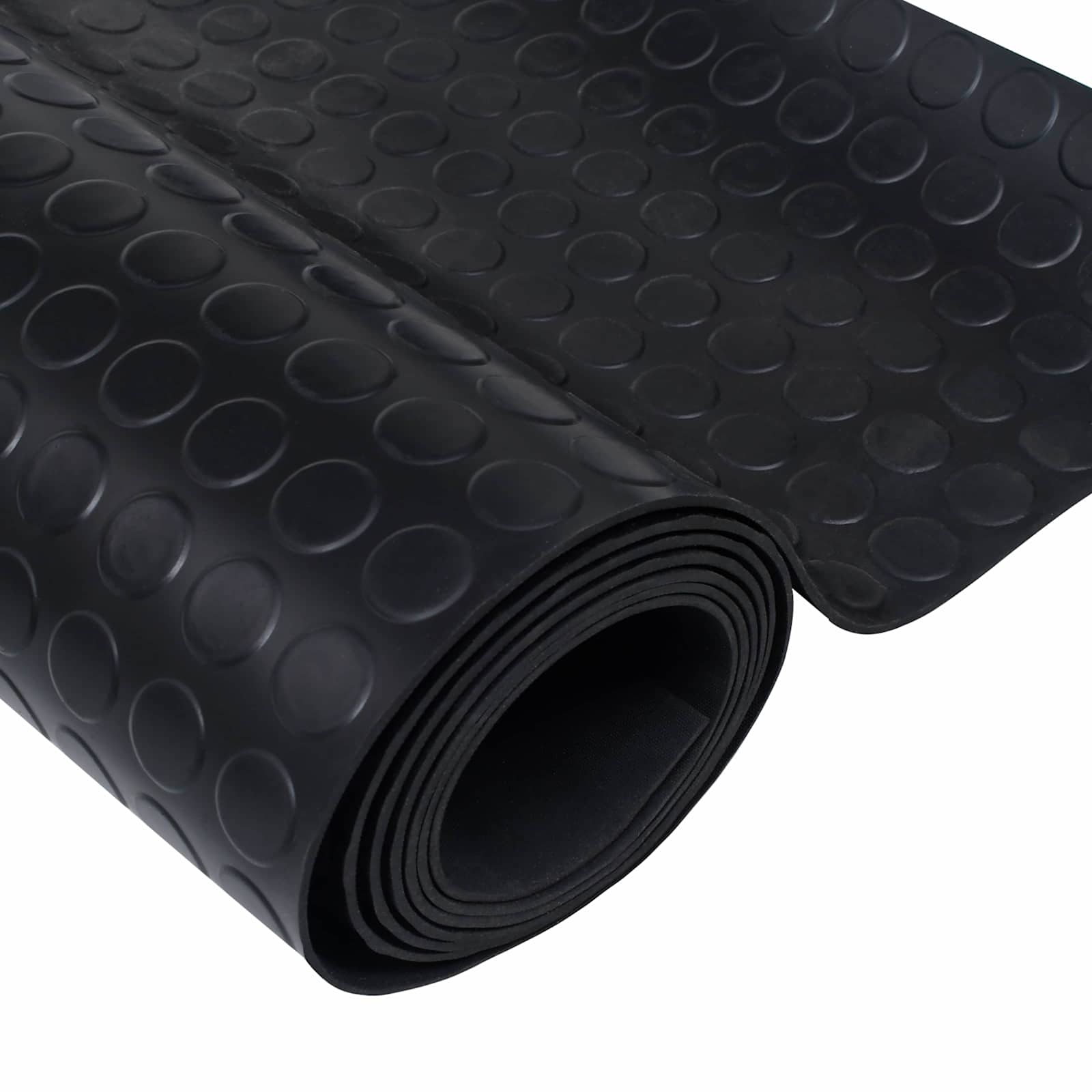 Bodenbelag Schwarz 1 x 5 m Gummi