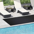 Bodenbelag Schwarz 1,5 x 4 m Gummi