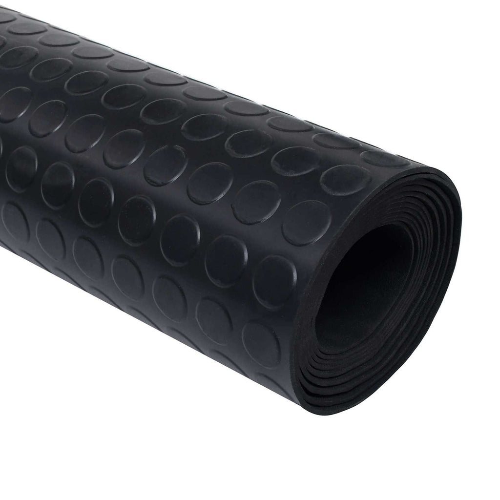 Bodenbelag Schwarz 1,5 x 4 m Gummi