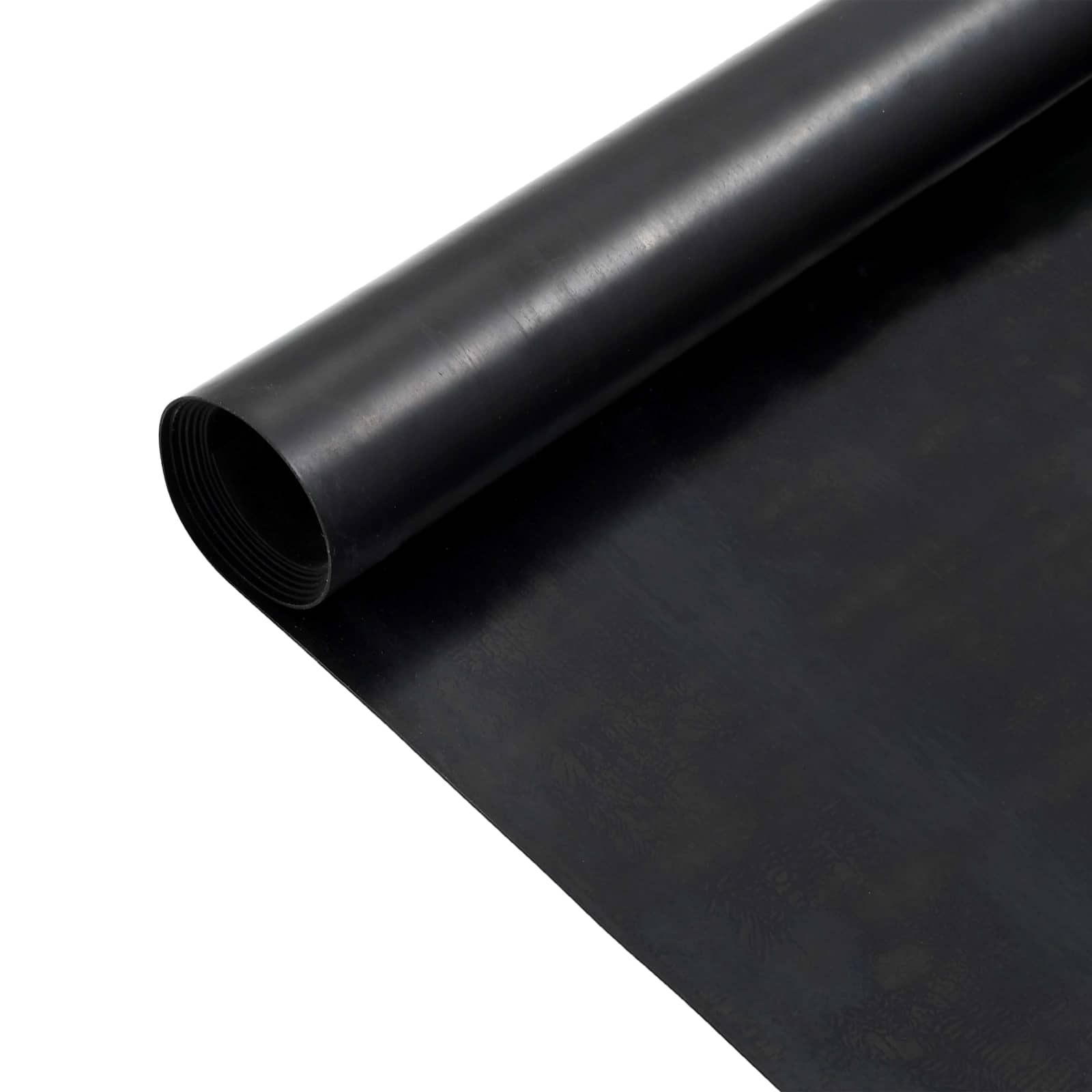Bodenbelag Schwarz 1,2 x 5 m Gummi