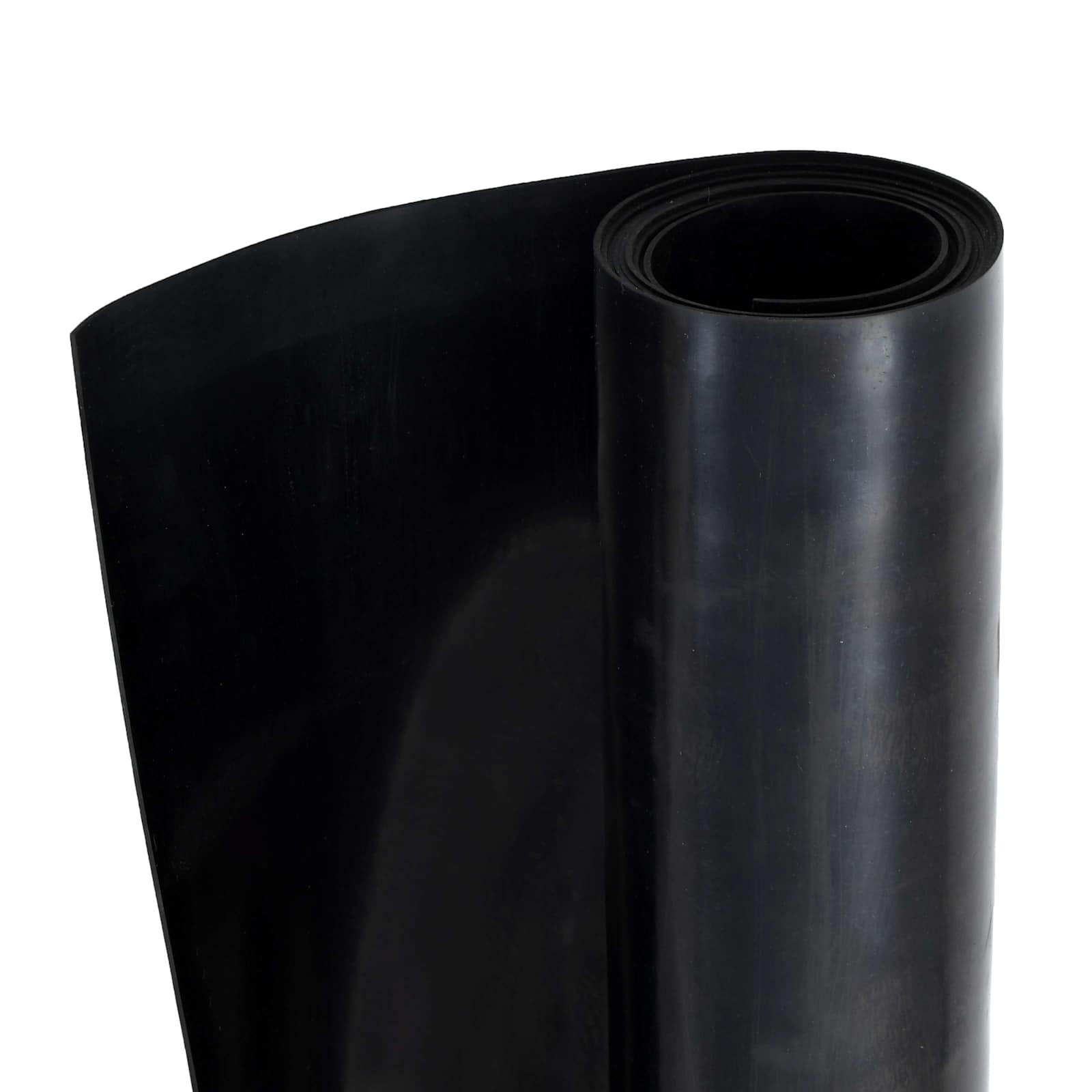 Bodenbelag Schwarz 1,2 x 5 m Gummi