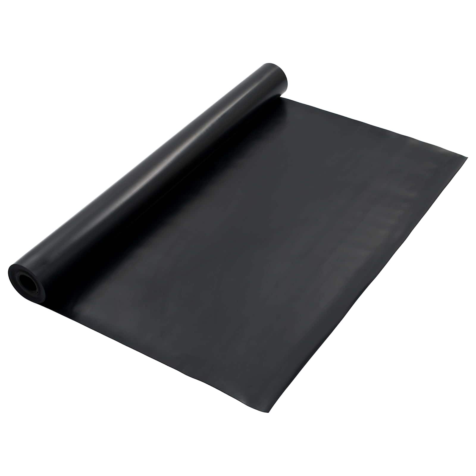 Bodenbelag Schwarz 1,2 x 5 m Gummi