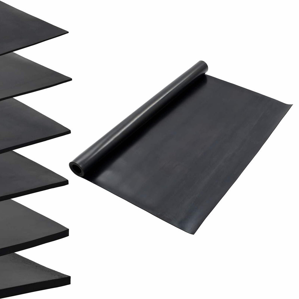Bodenbelag Schwarz 1,2 x 2 m Gummi
