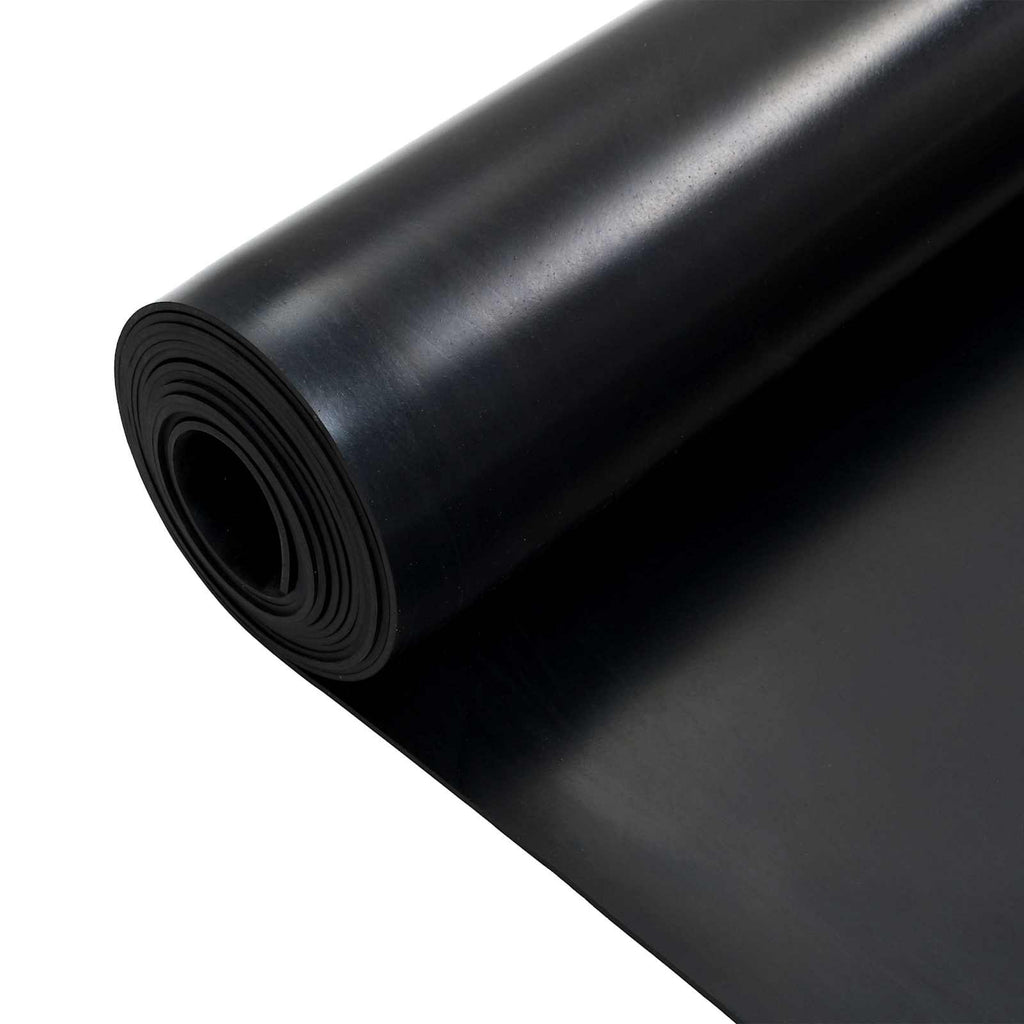 Bodenbelag Schwarz 1,2 x 5 m Gummi