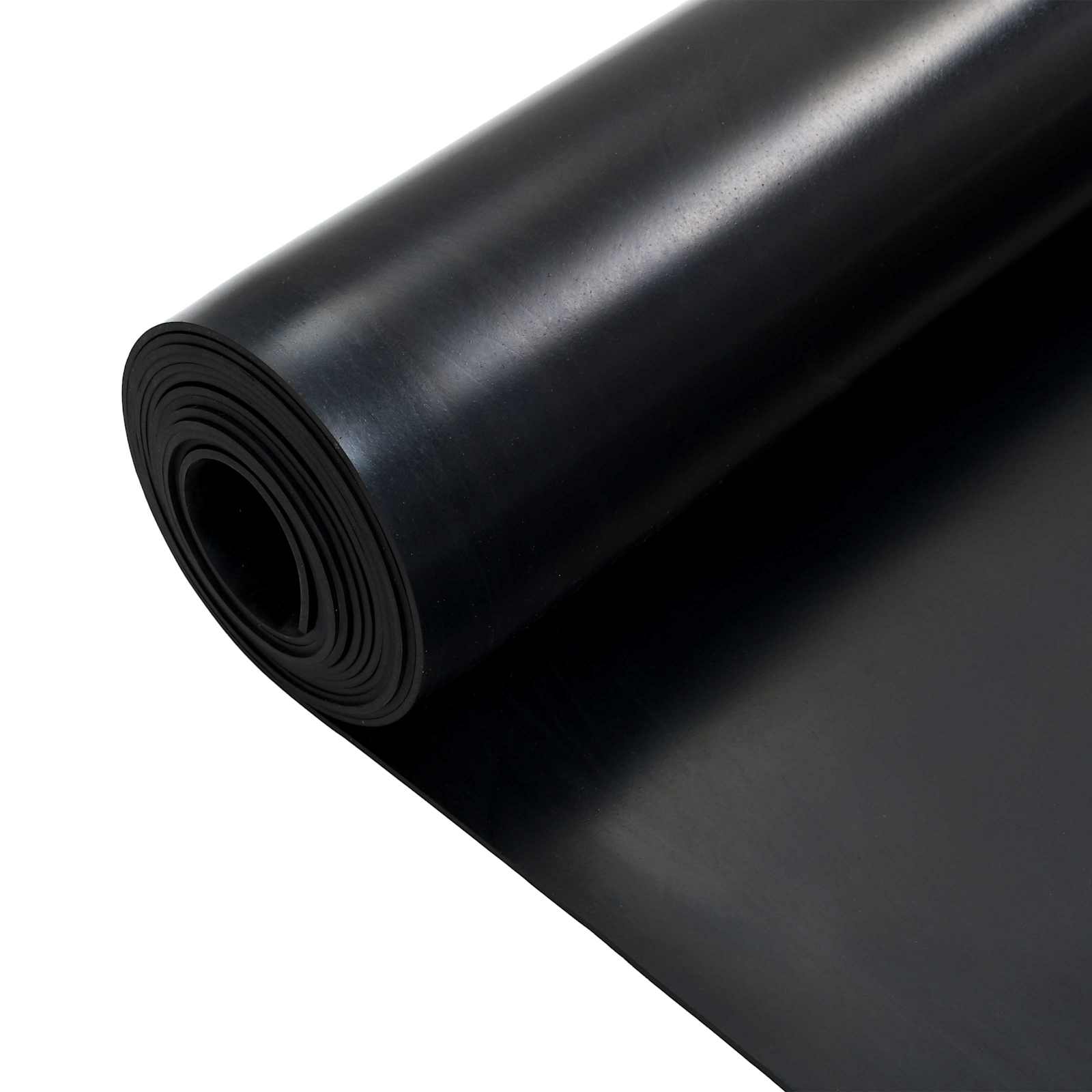 Bodenbelag Schwarz 1,2 x 5 m Gummi