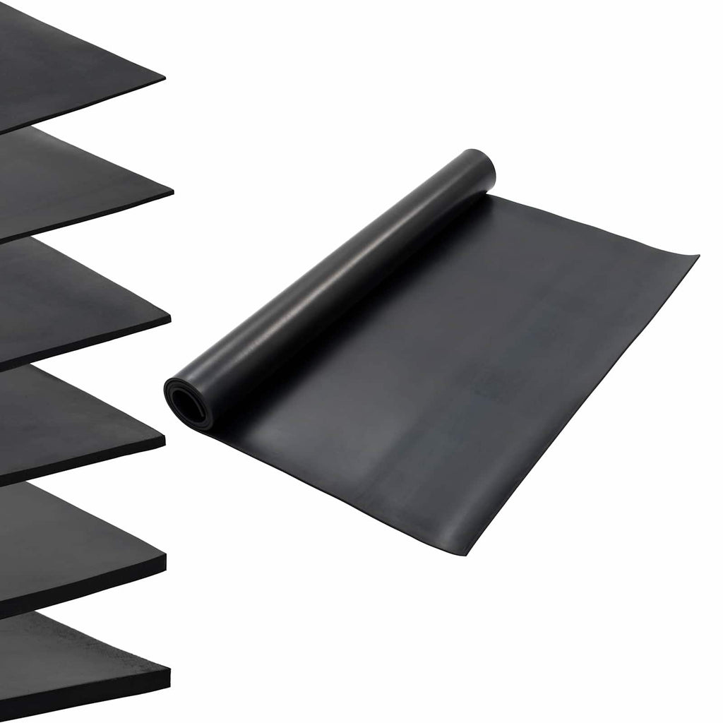 Bodenbelag Schwarz 1,2 x 2 m Gummi