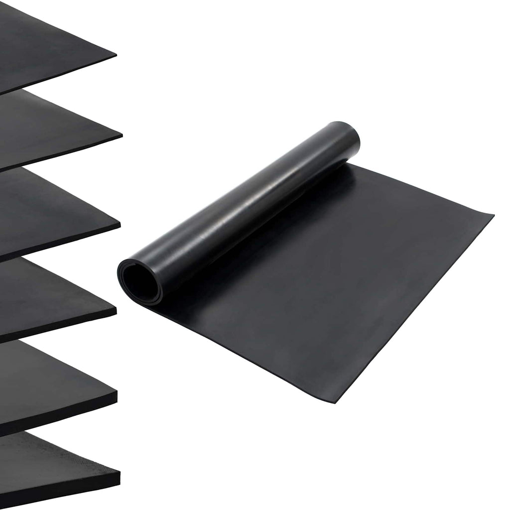 Bodenbelag Schwarz 1,2 x 2 m Gummi