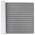 Bootsmatte Gestreift Hellgrau und Schwarz 240 x 90 cm EVA