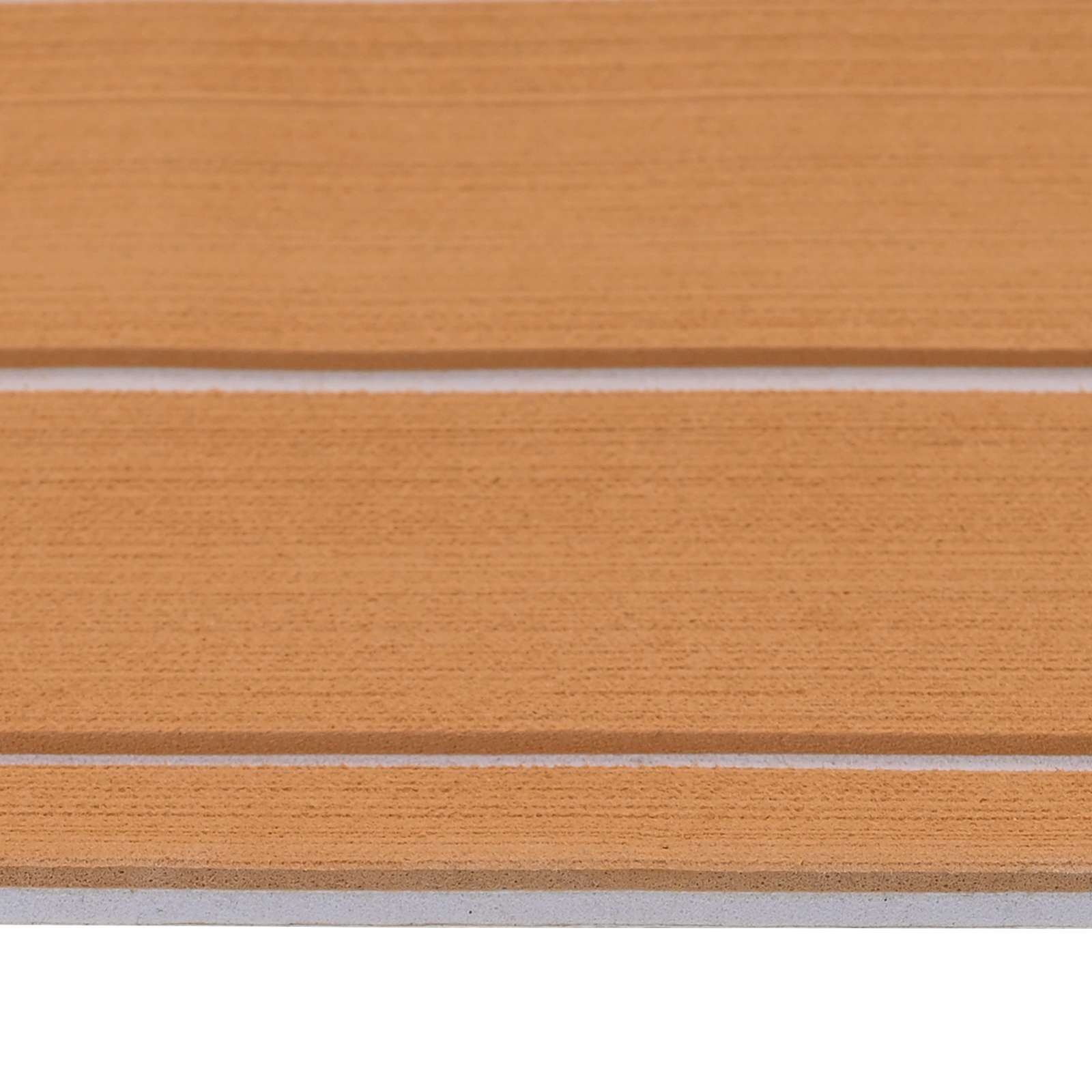 Bootsmatte Gestreift Braun und Weiß 240 x 90 cm EVA