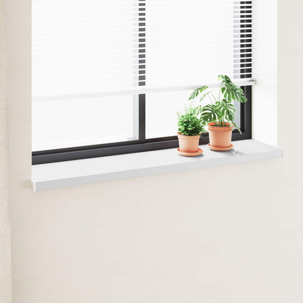 Fensterbank Weiß 120 x 35 x 4,5 cm PVC