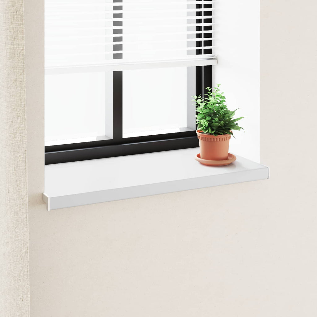 Fensterbank Weiß 80 x 45 x 4,5 cm PVC