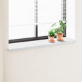 Fensterbank Weiß 160 x 45 x 4,5 cm PVC