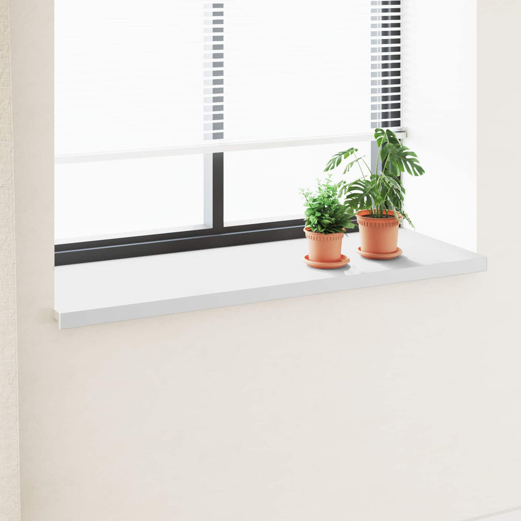Fensterbank Weiß 160 x 50 x 4,5 cm PVC