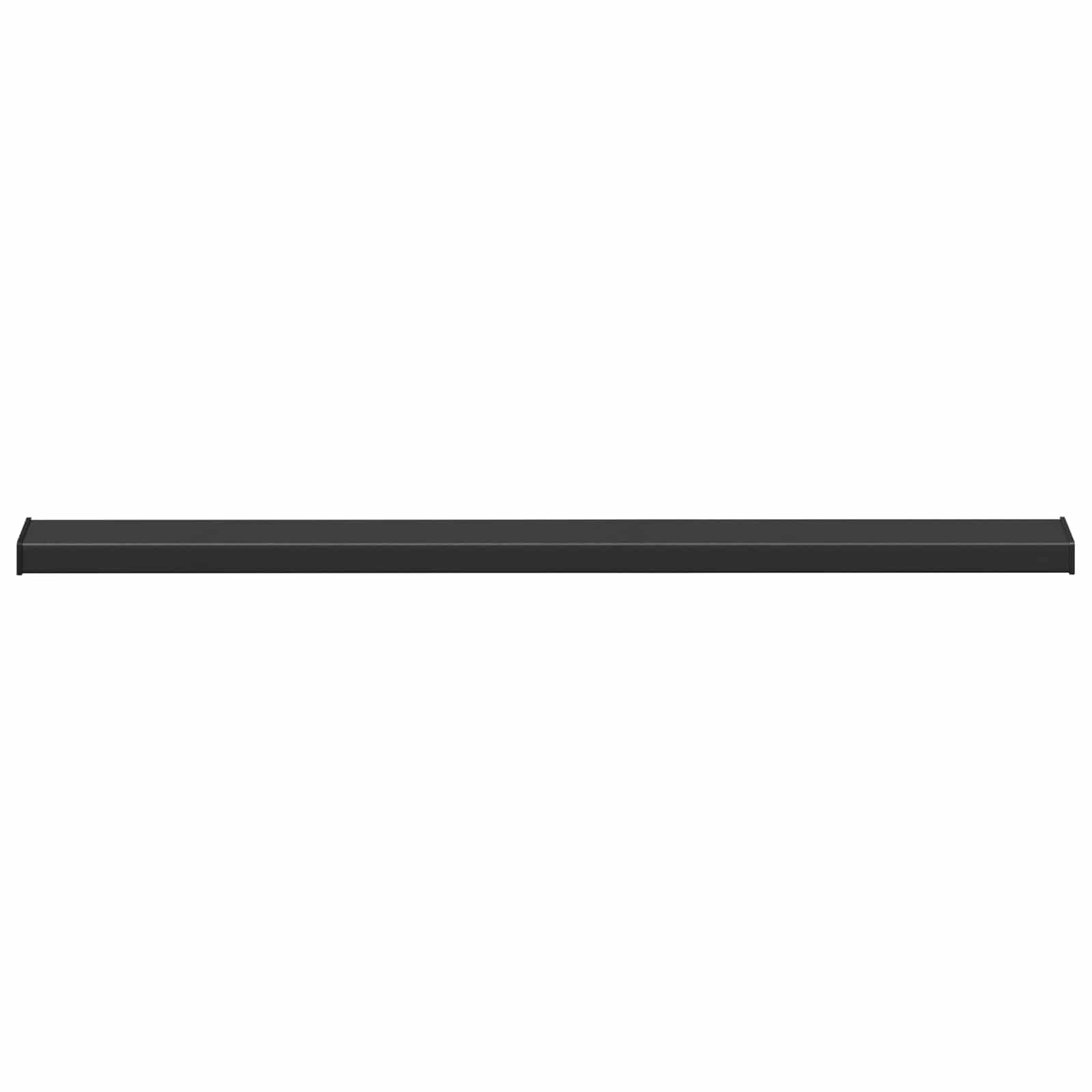 Fensterbank Schwarz mit Holzmaserung 140 x 10 x 4,5 cm PVC
