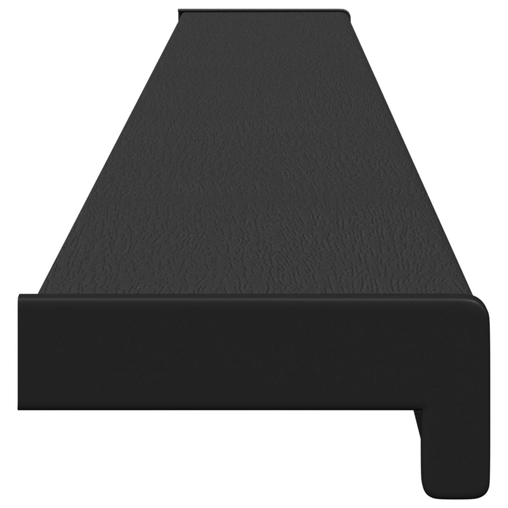 Fensterbank Schwarz mit Holzmaserung 160 x 10 x 4,5 cm PVC