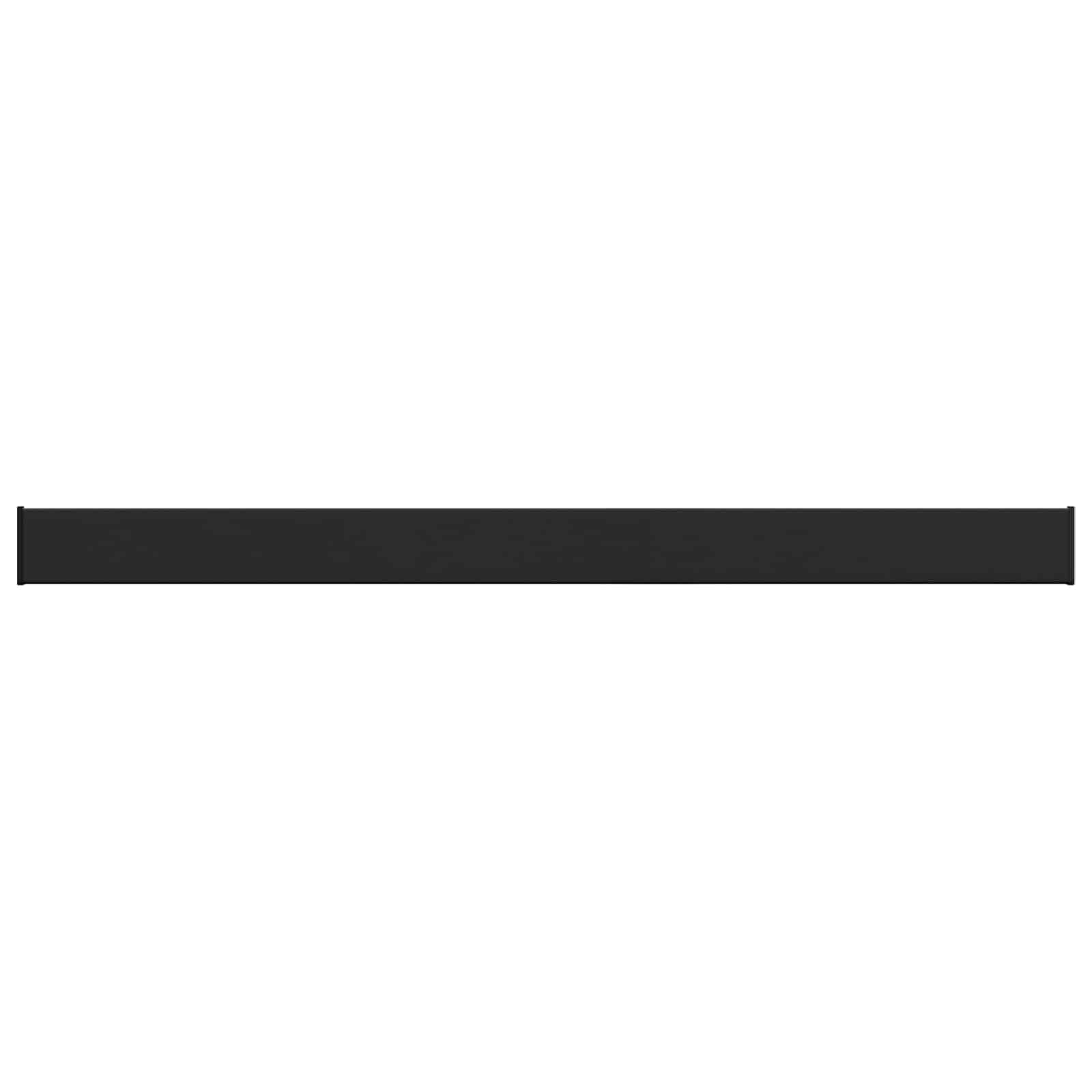Fensterbank Schwarz mit Holzmaserung 140 x 15 x 4,5 cm PVC