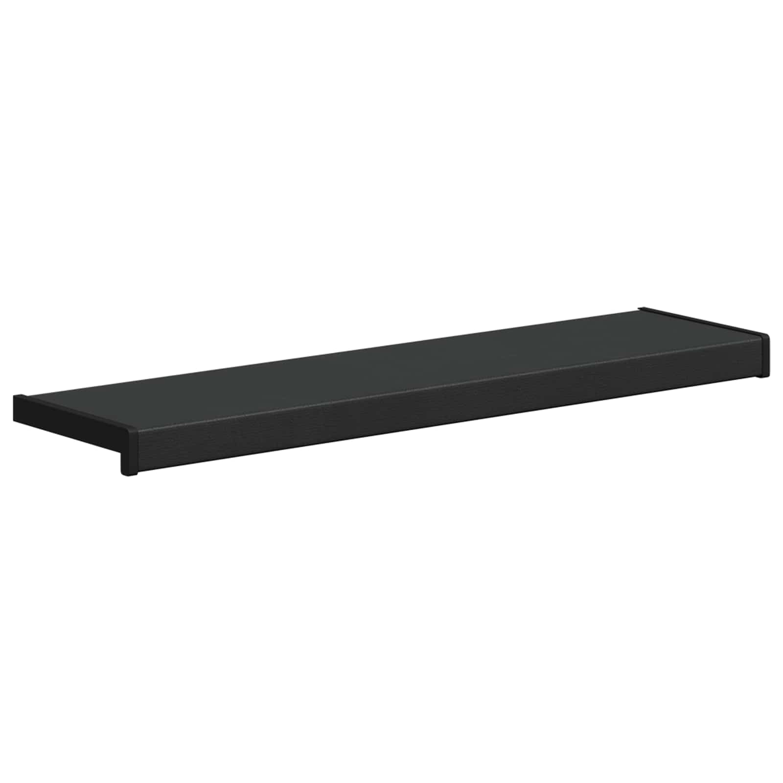 Fensterbank Schwarz mit Holzmaserung 100 x 20 x 4,5 cm PVC