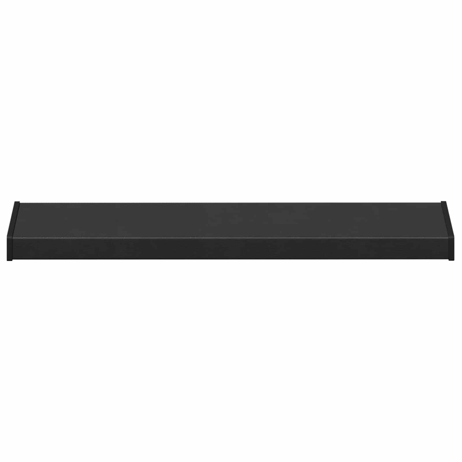 Fensterbank Schwarz mit Holzmaserung 100 x 25 x 4,5 cm PVC