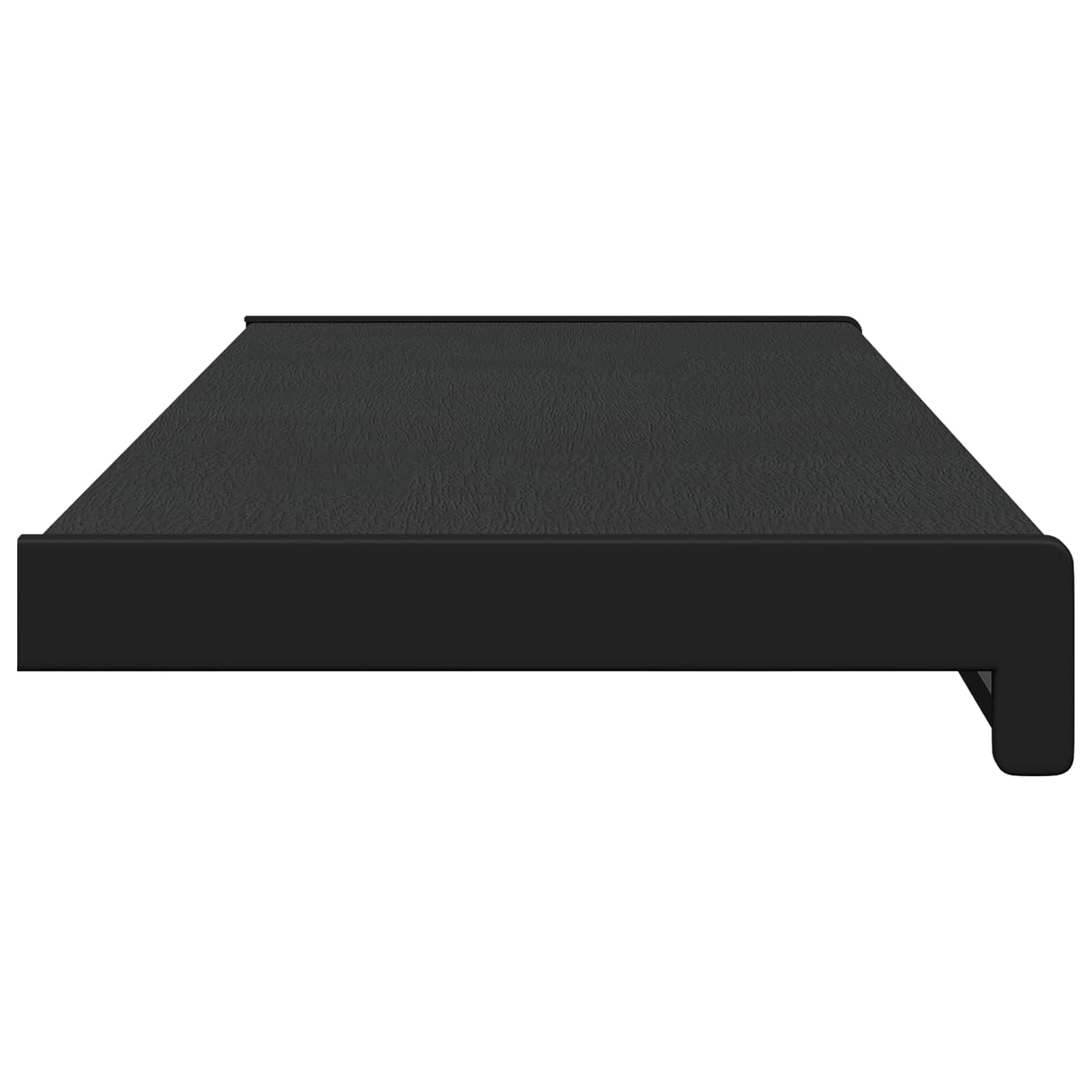 Fensterbank Schwarz mit Holzmaserung 100 x 25 x 4,5 cm PVC