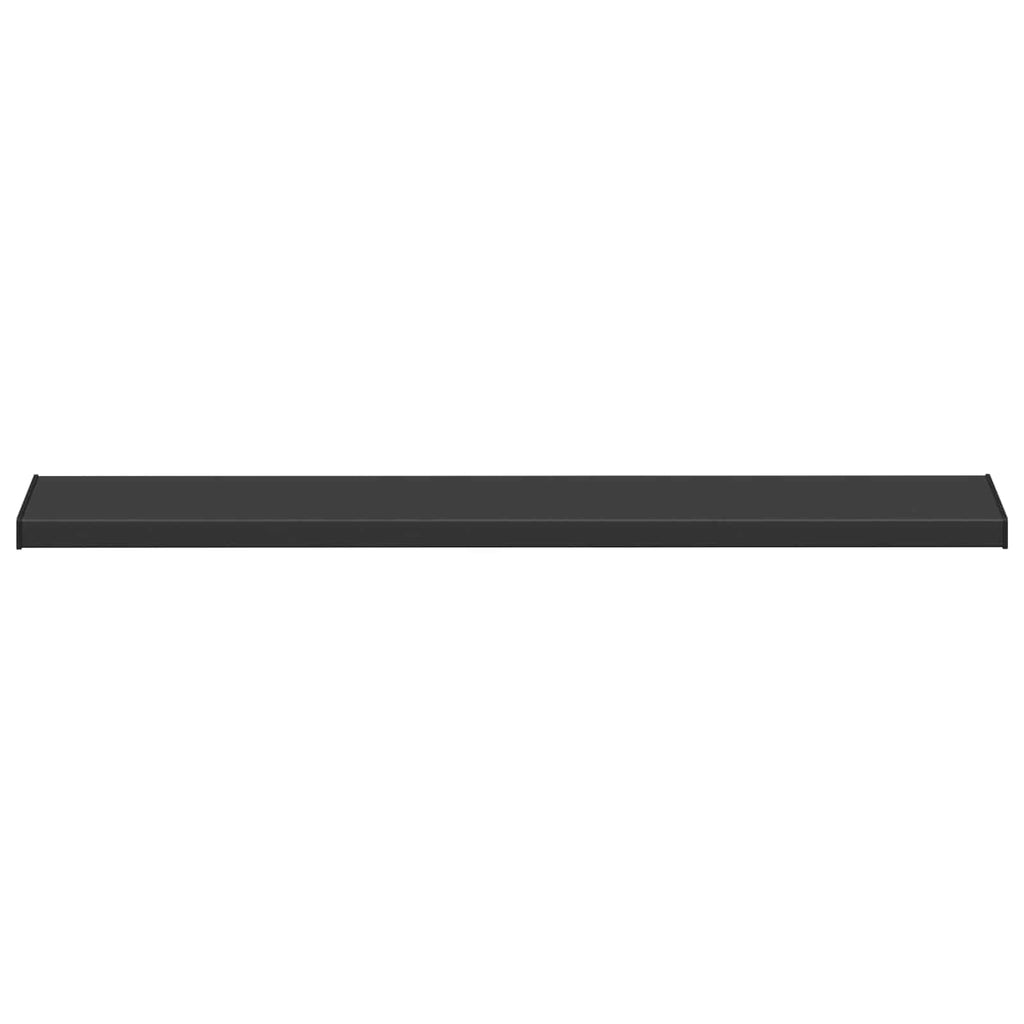 Fensterbank Schwarz mit Holzmaserung 120 x 25 x 4,5 cm PVC