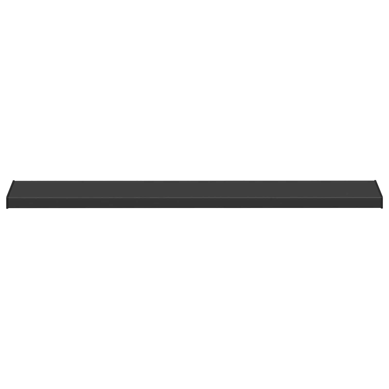 Fensterbank Schwarz mit Holzmaserung 120 x 25 x 4,5 cm PVC