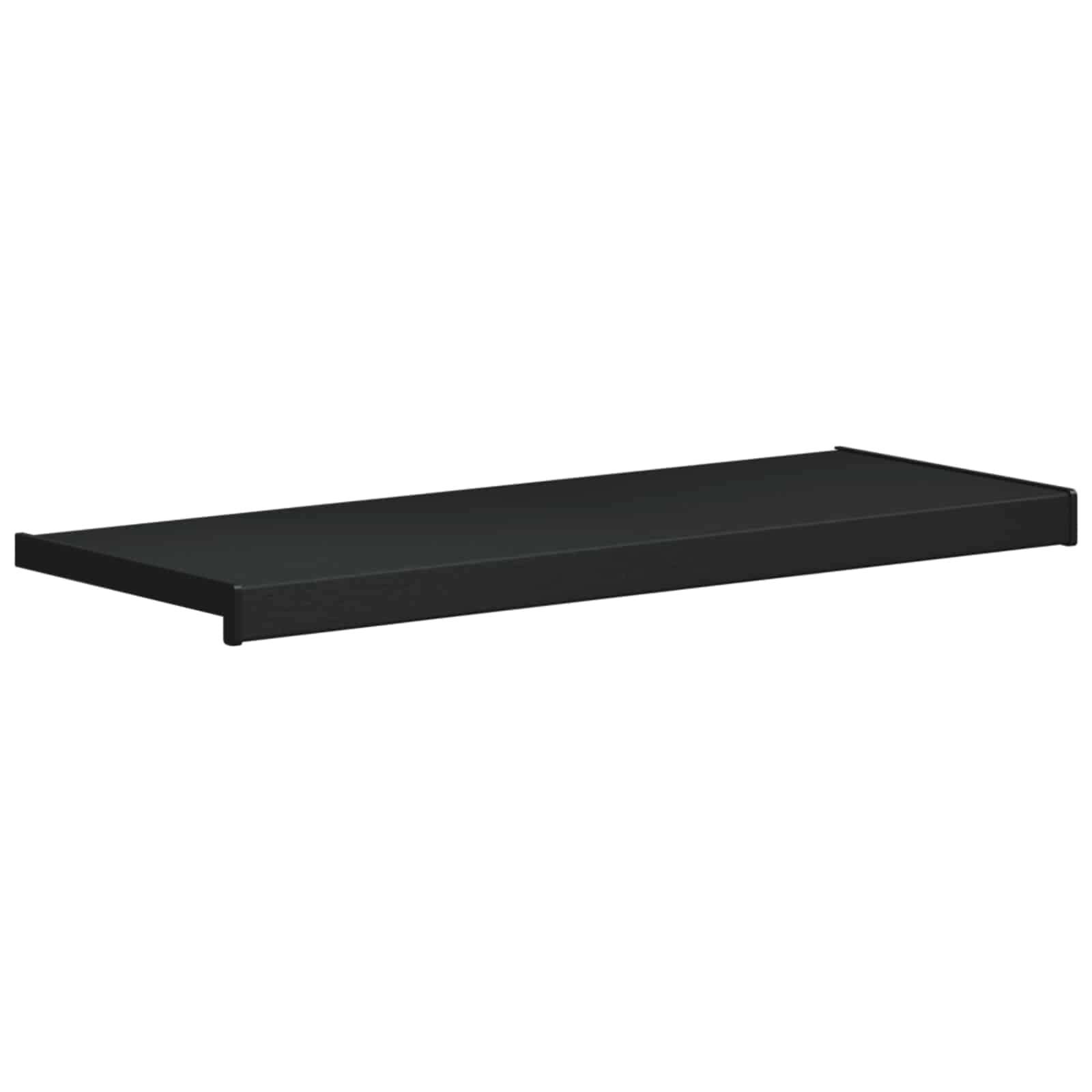 Fensterbank Schwarz mit Holzmaserung 60 x 30 x 4,5 cm PVC
