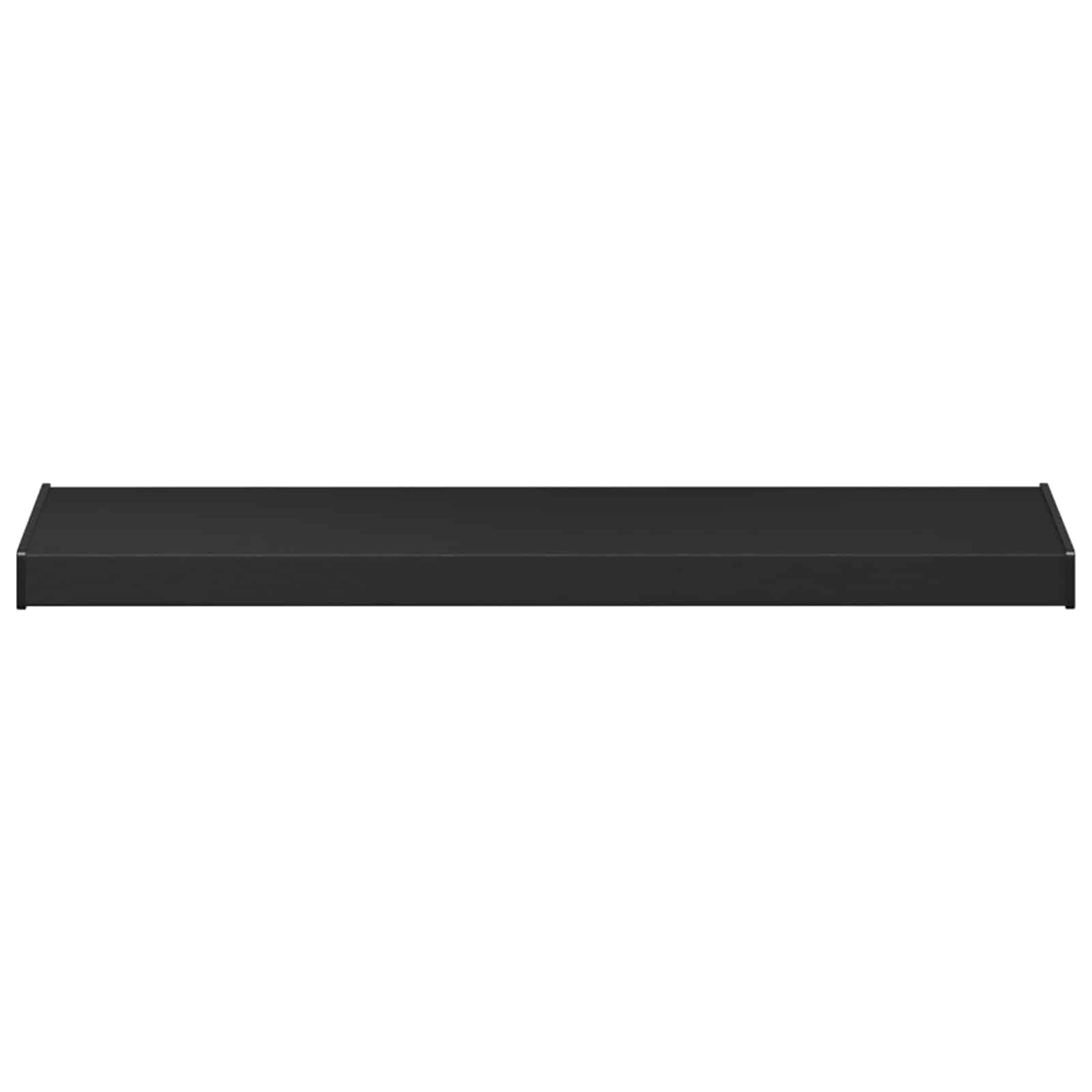 Fensterbank Schwarz mit Holzmaserung 60 x 30 x 4,5 cm PVC