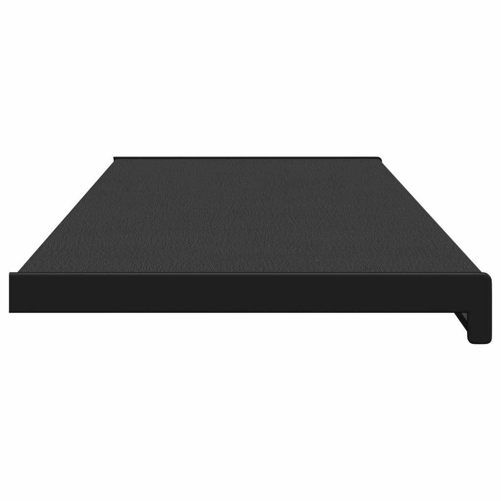Fensterbank Schwarz mit Holzmaserung 160 x 30 x 4,5 cm PVC