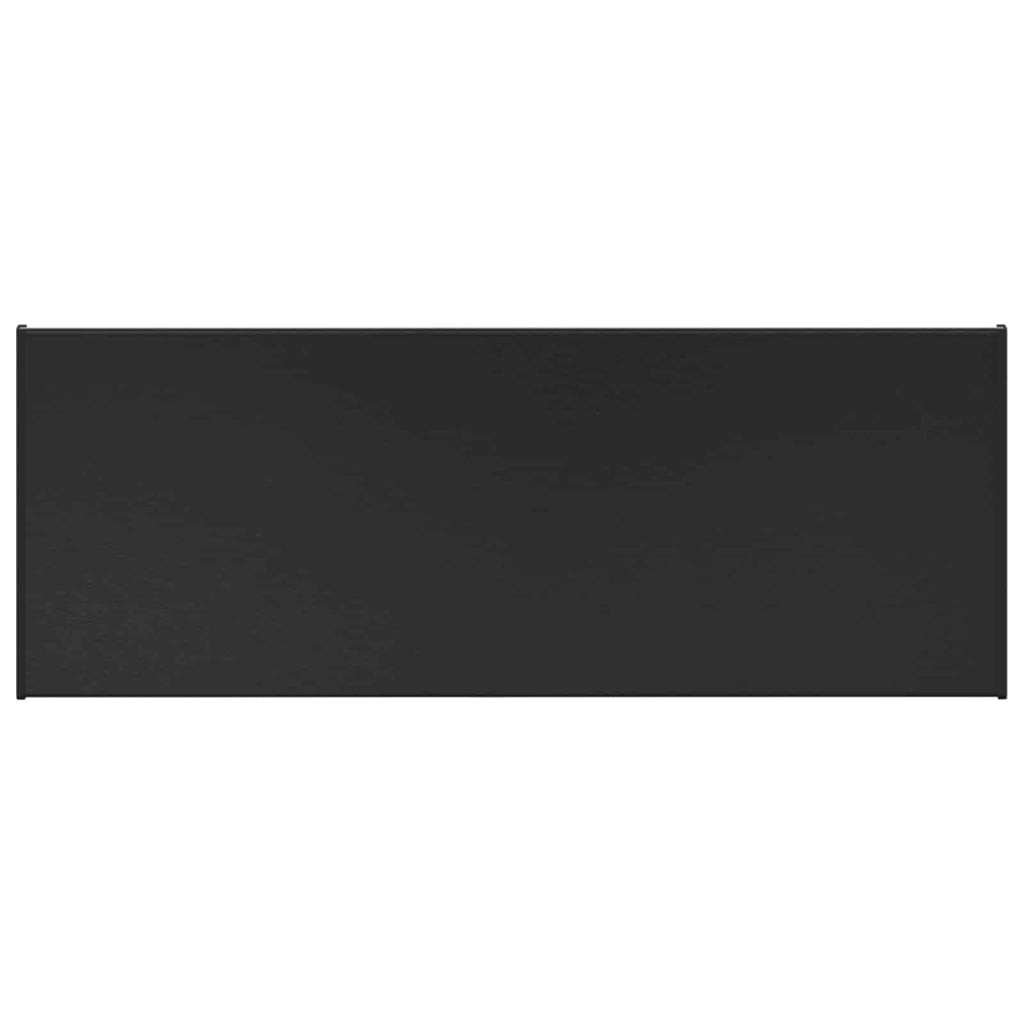 Fensterbank Schwarz mit Holzmaserung 60 x 35 x 4,5 cm PVC
