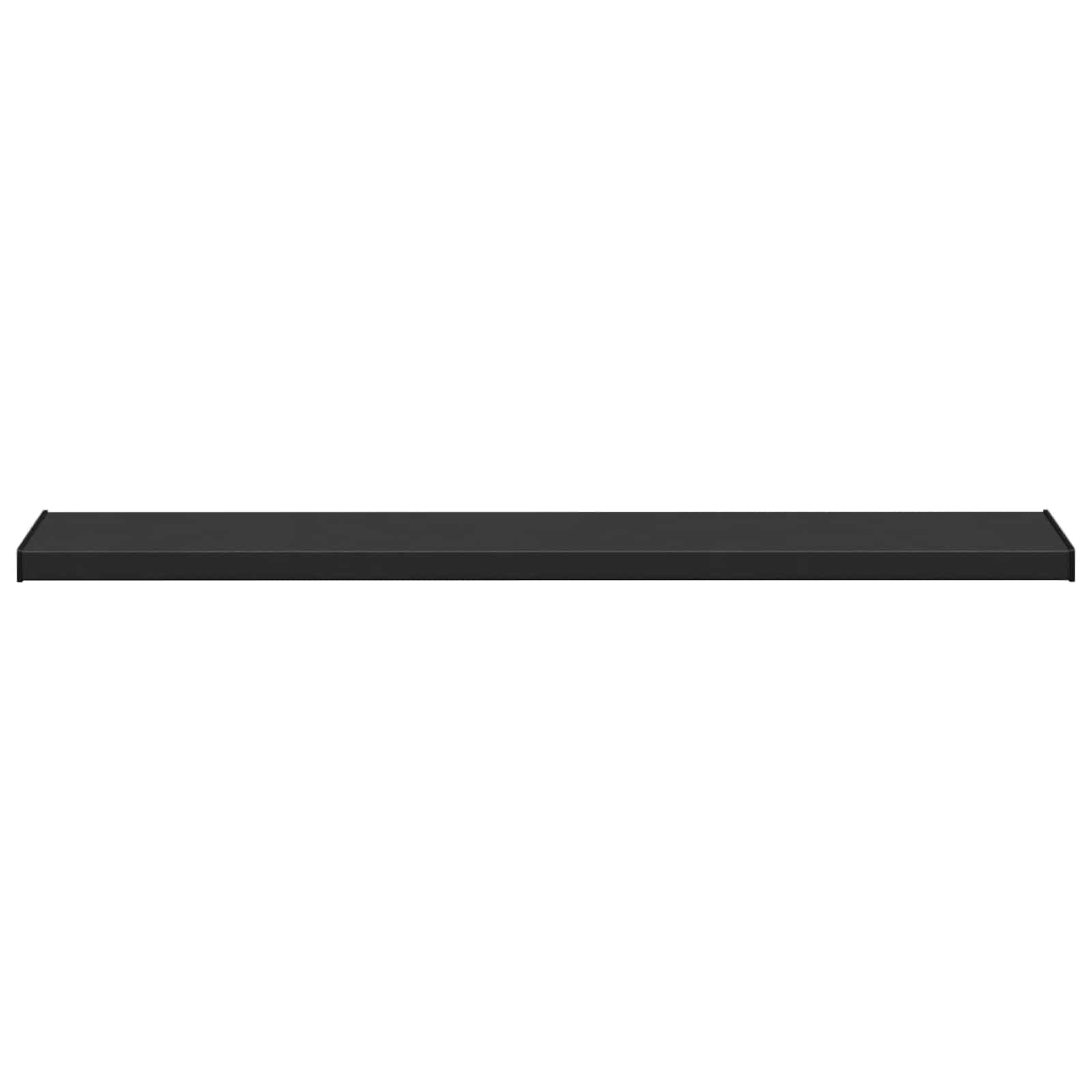 Fensterbank Schwarz mit Holzmaserung 140 x 35 x 4,5 cm PVC