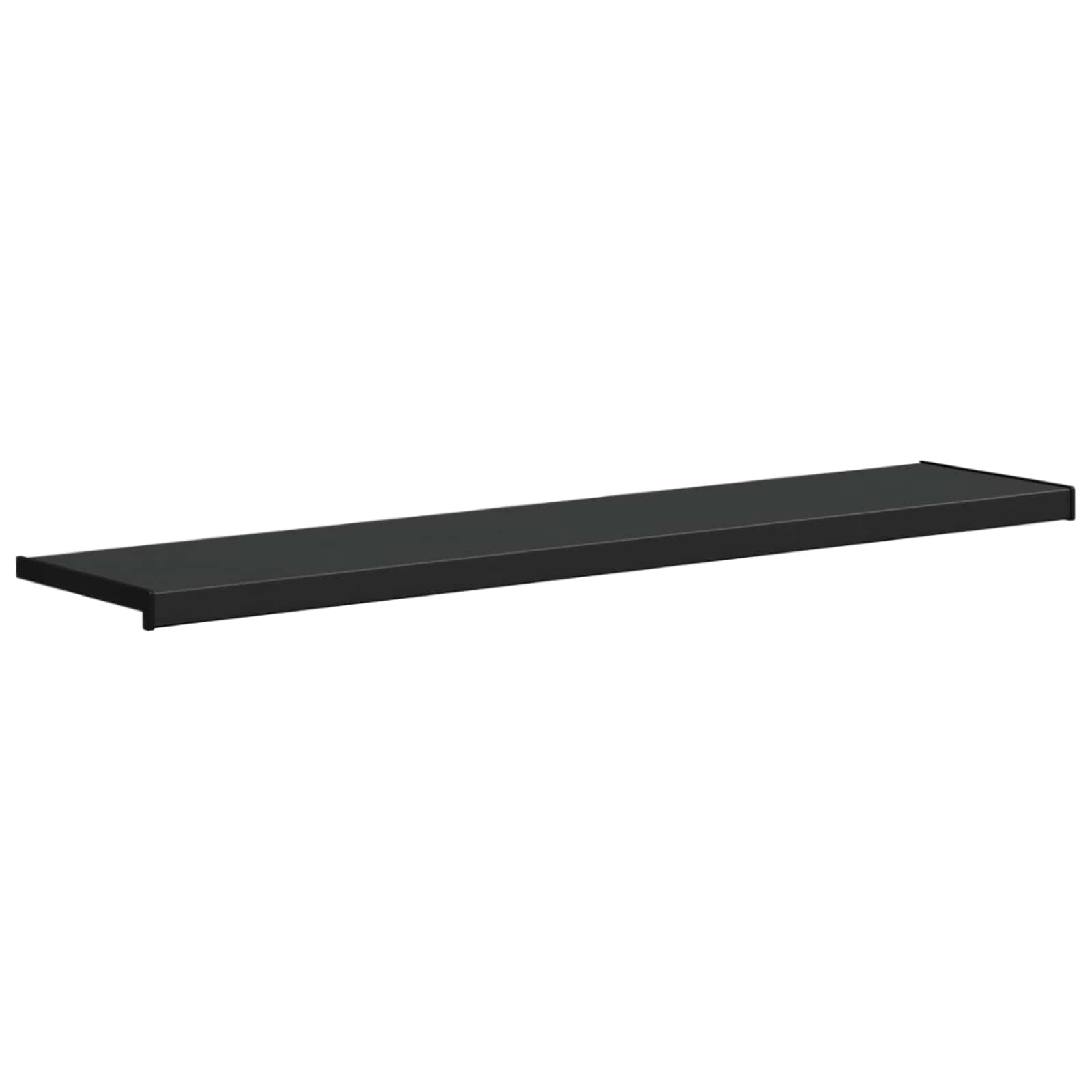 Fensterbank Schwarz mit Holzmaserung 160 x 35 x 4,5 cm PVC