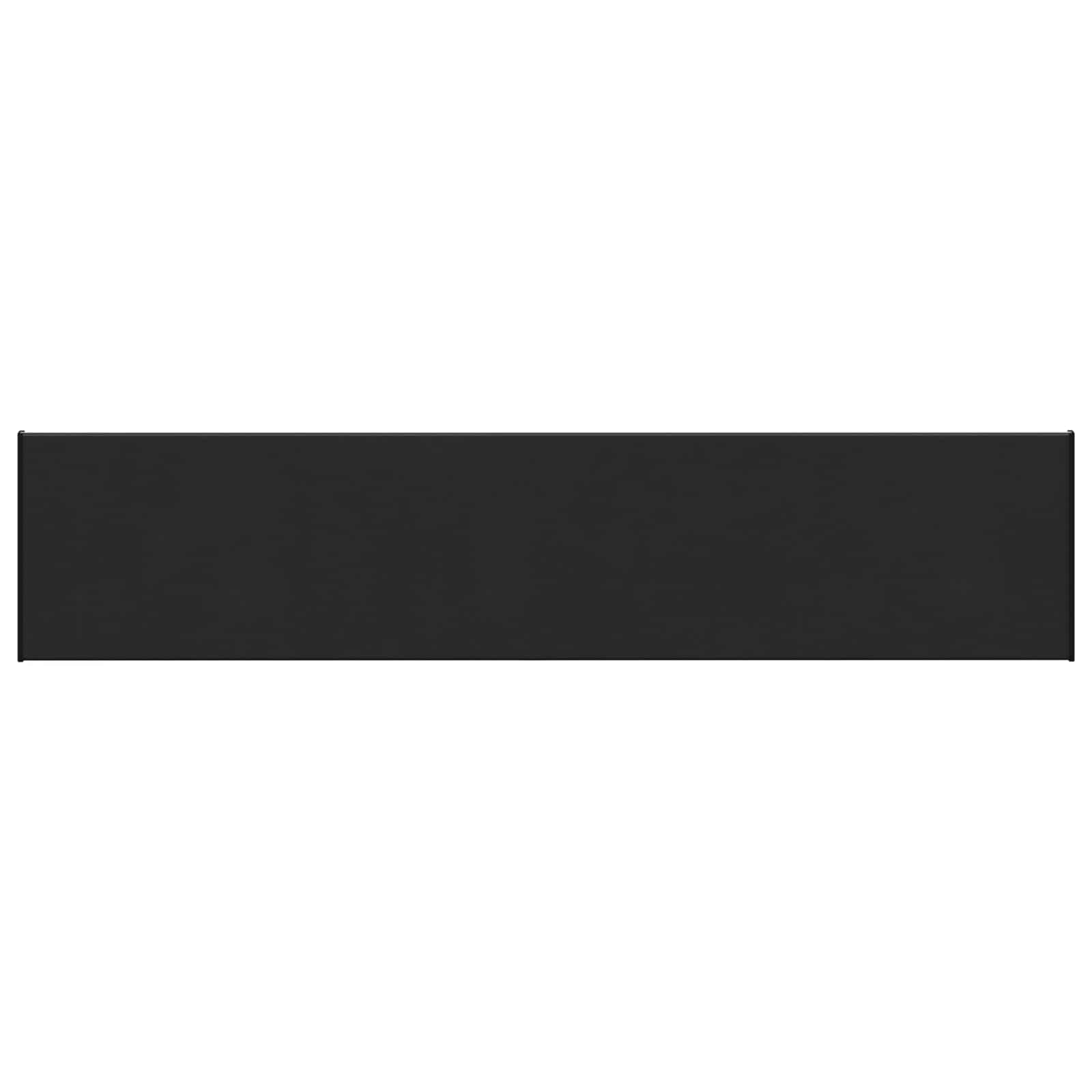 Fensterbank Schwarz mit Holzmaserung 160 x 35 x 4,5 cm PVC