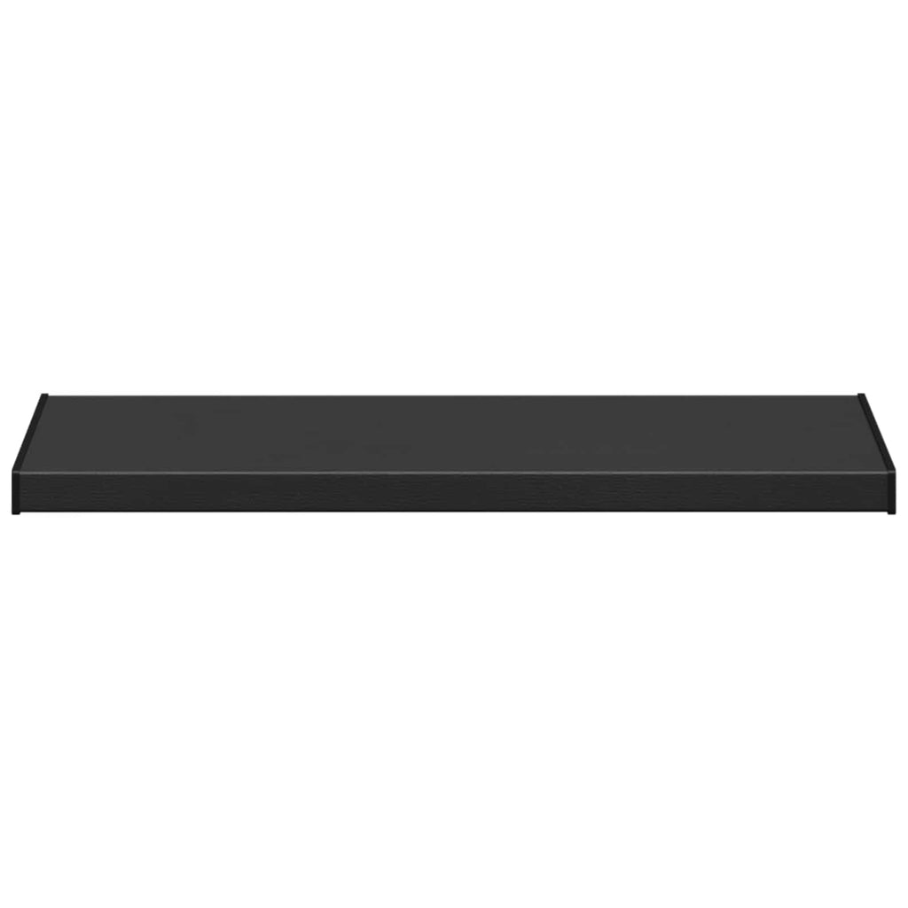 Fensterbank Schwarz mit Holzmaserung 60 x 40 x 4,5 cm PVC